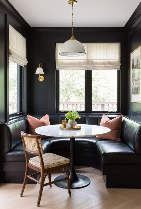 avoid cramped uncomfortable banquettes