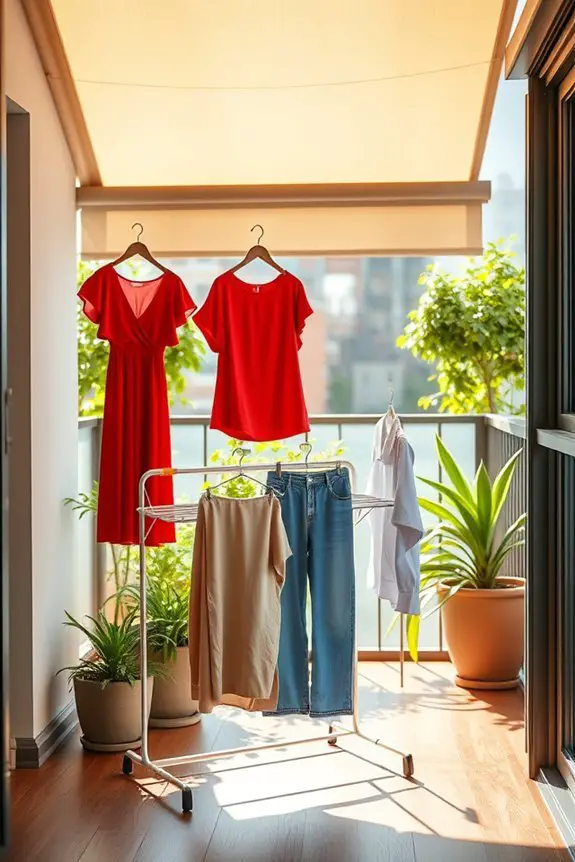 awnings enhance laundry drying