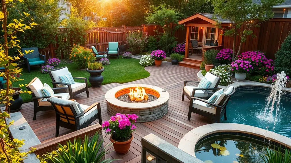 backyard design for enjoyment