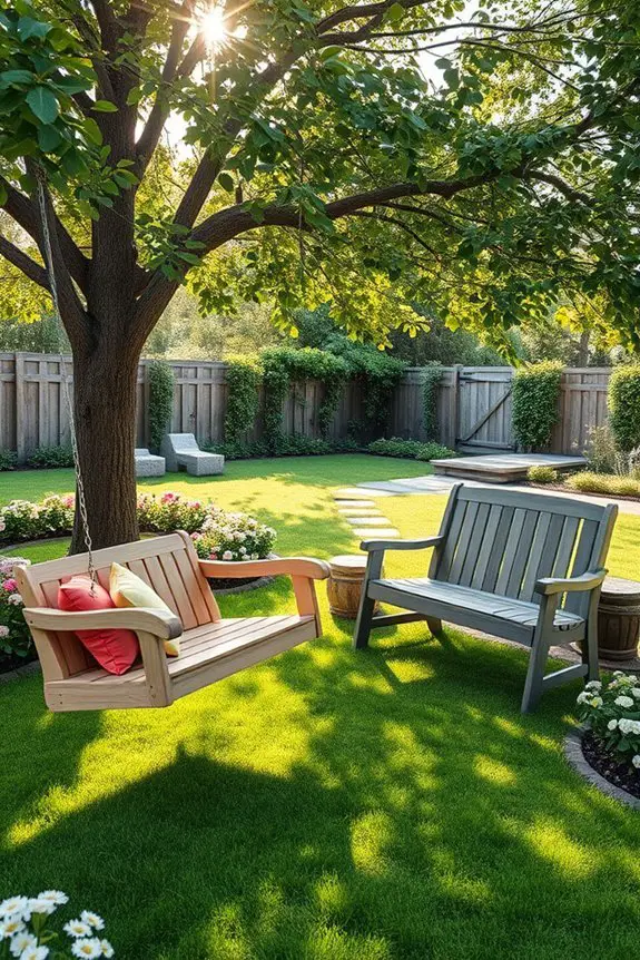 backyard swing set options