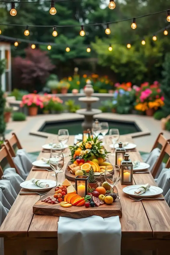 backyard wine and dine