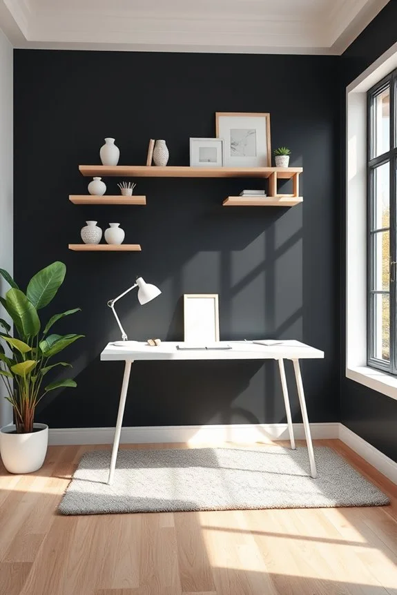 balanced workspace design elements