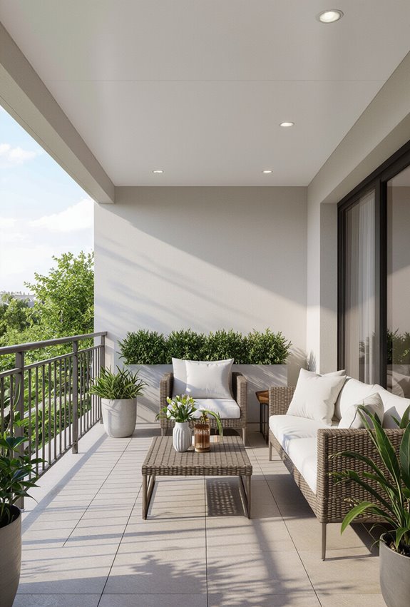 balcony ceiling thermal acoustics