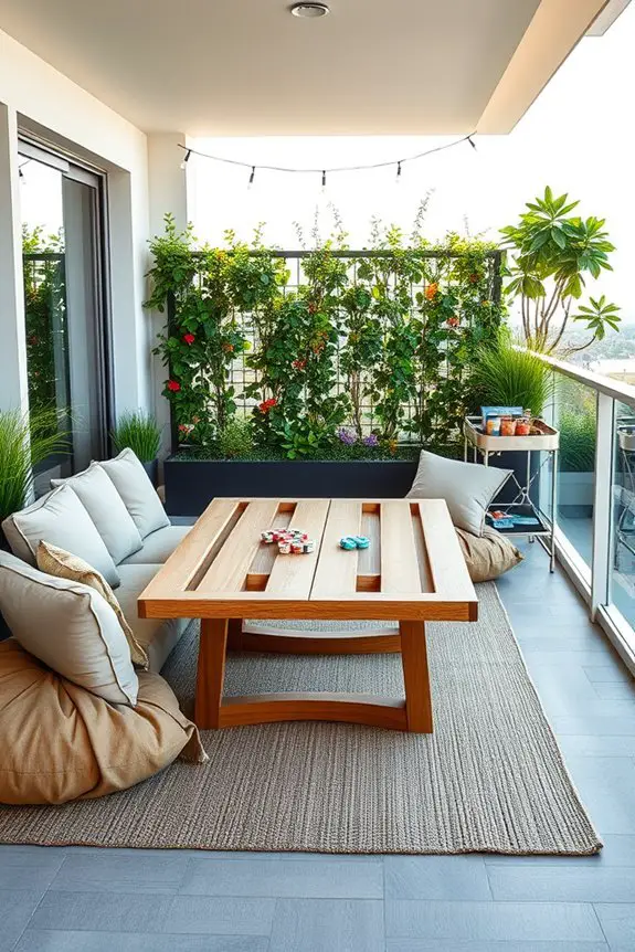 balcony game zone transformation