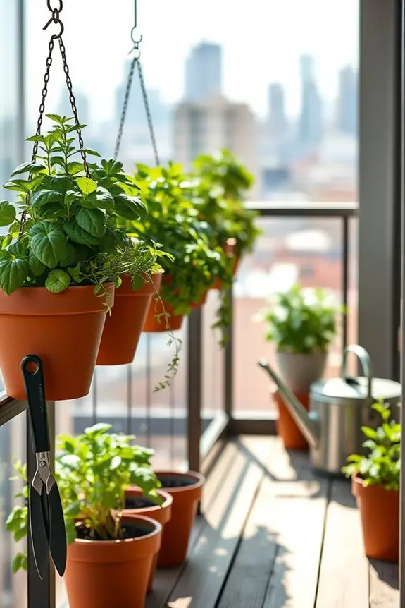 balcony herb garden essentials