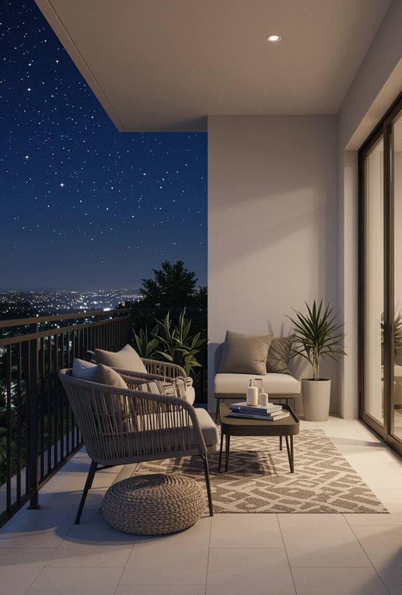 balcony telescope star mapping