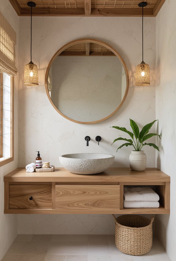 bali inspired compact guest oasis