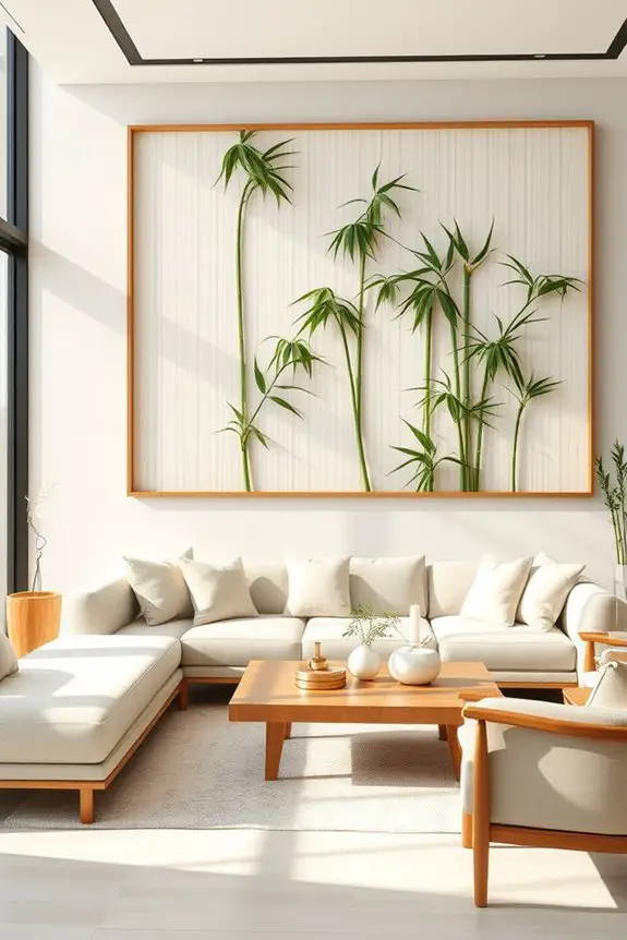 bamboo art for interiors
