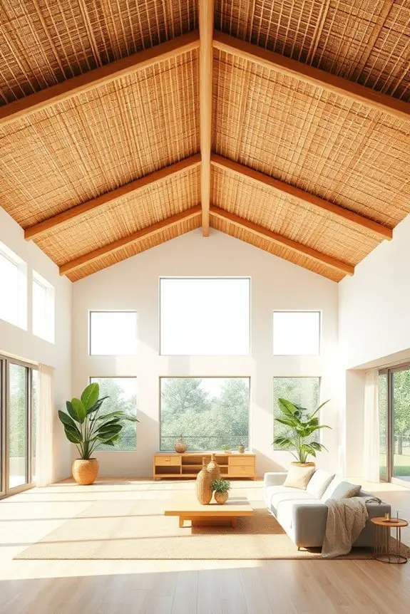 bamboo beams enhance architecture