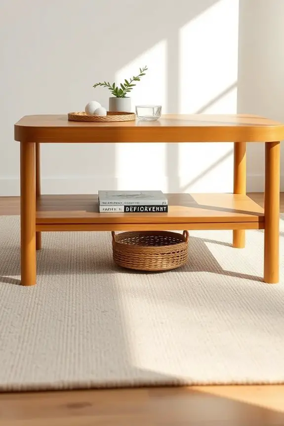 bamboo coffee table design