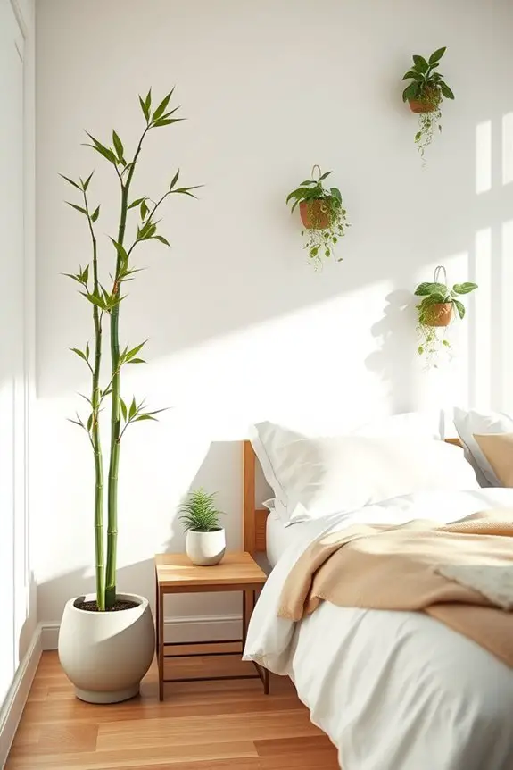 bamboo enhances bedroom tranquility