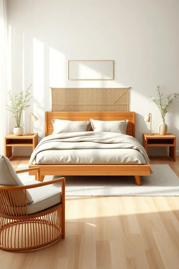 bamboo enhances bedroom tranquility