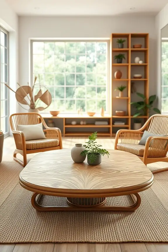 bamboo enhances rustic decor