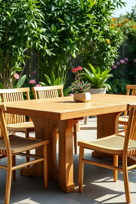 bamboo furniture for outdoor relaxation