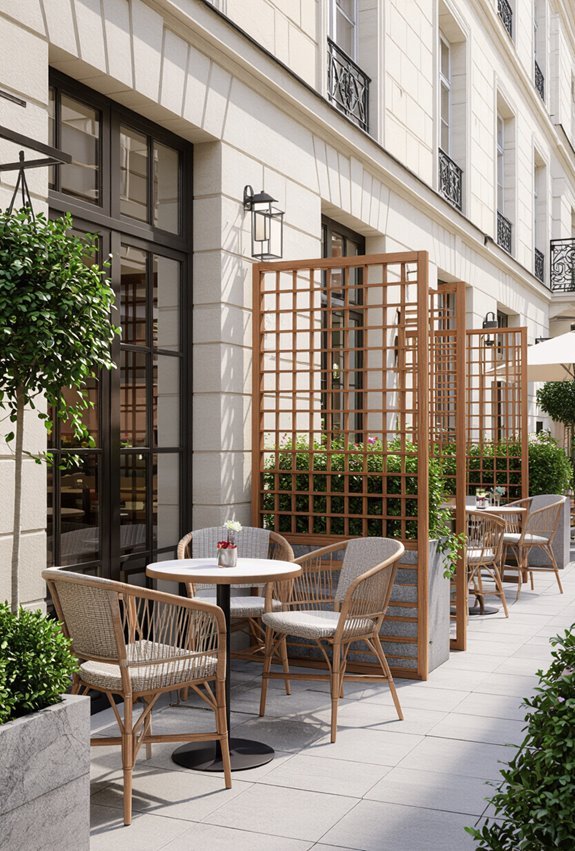 bamboo lattice privacy screens