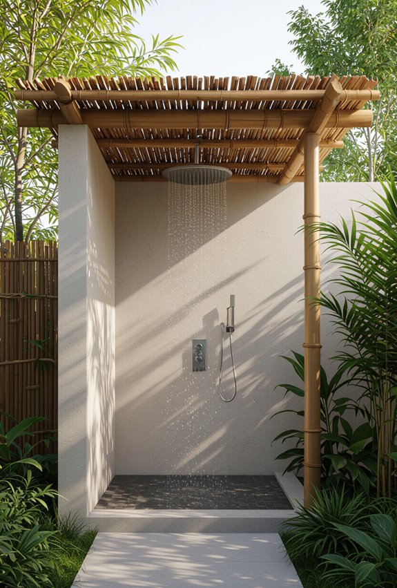 bamboo reed breathable shade