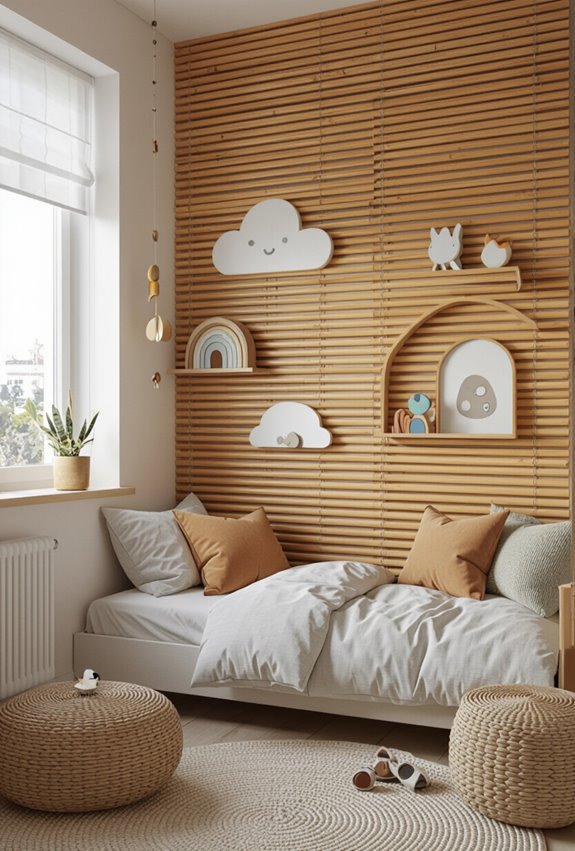 bamboo slat playful shapes