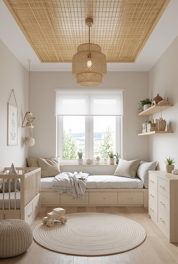 bamboo slatted eco ceiling
