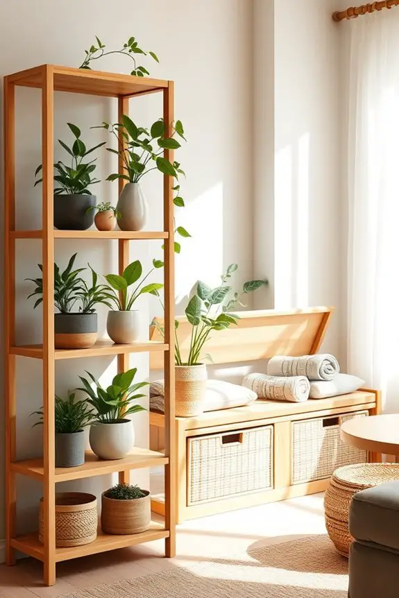 bamboo storage for versatility