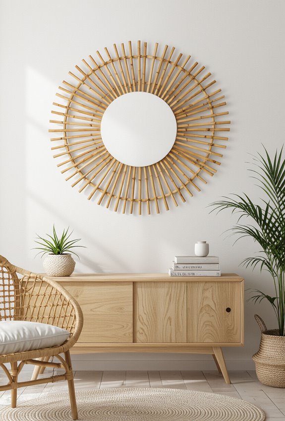 bamboo sunburst reclaimed shutters