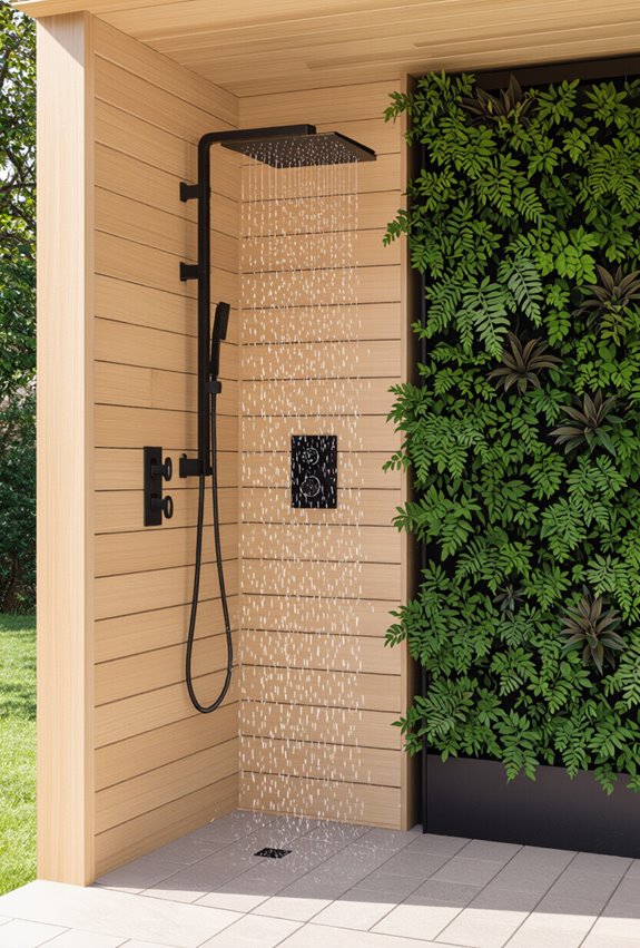 bamboo trellis and moss