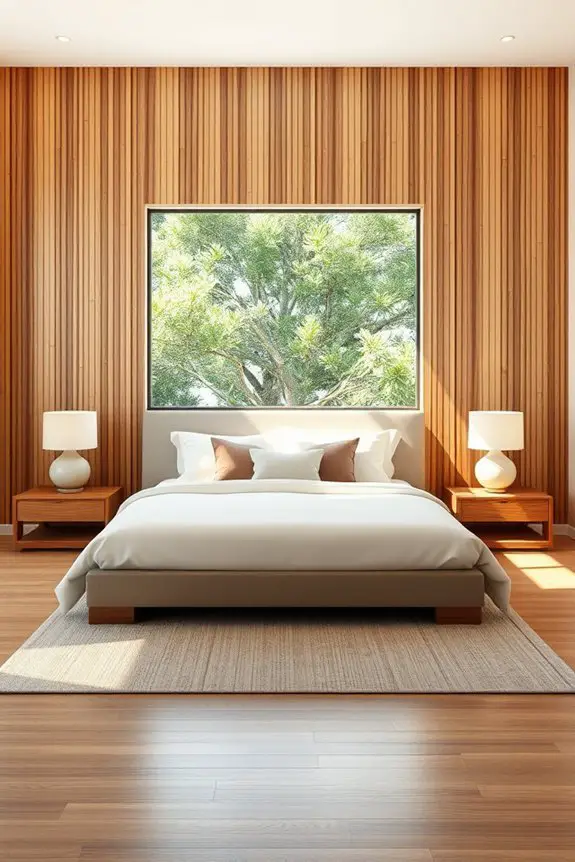 bamboo walls create serenity