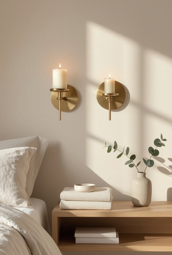 battery powered wall sconce ambiance