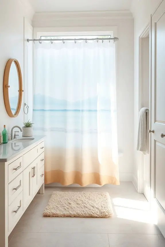 beach inspired bathroom transformation