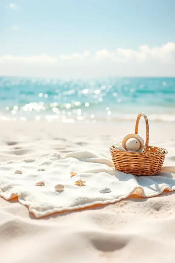 beach memories with baby