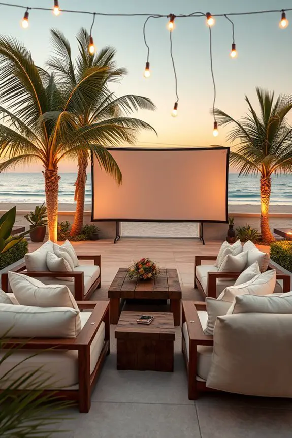 beach movie nights experience