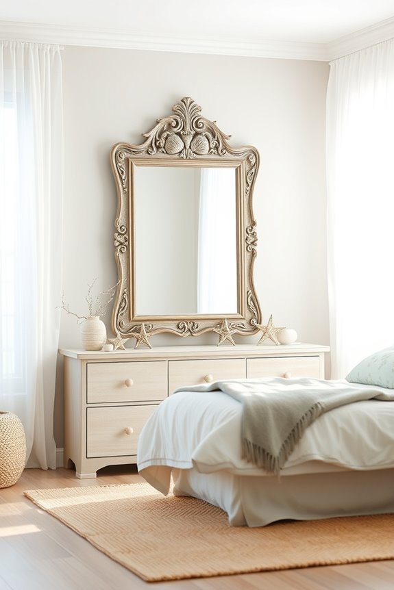 beachy mirror decor ideas