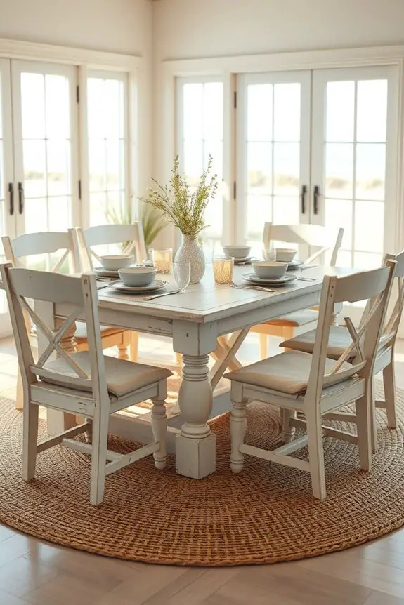 beachy whitewashed furniture charm