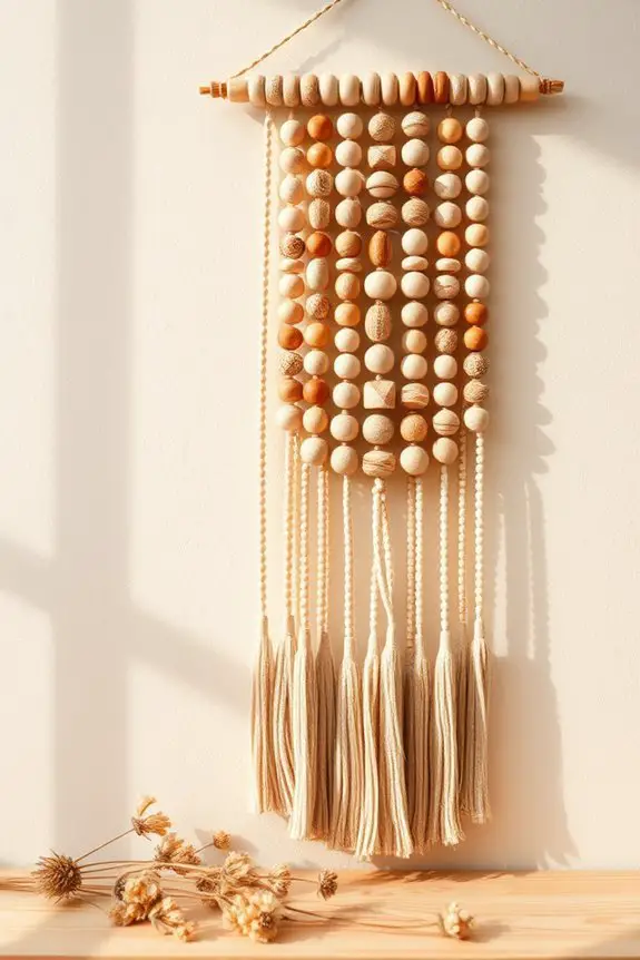 beaded wall decor creativity
