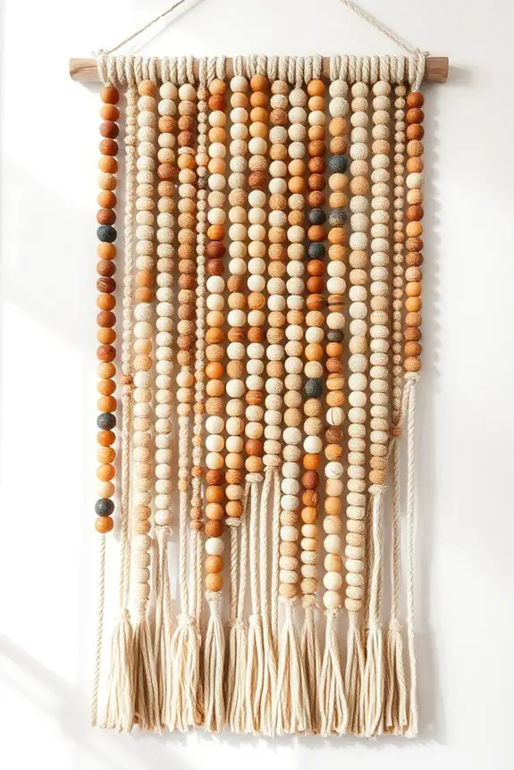 beaded wall hanging techniques