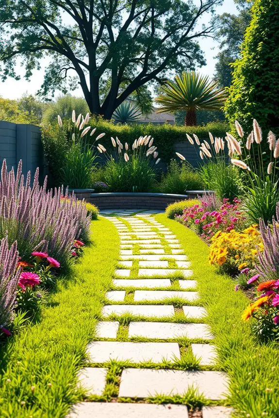 beautiful paver pathway design