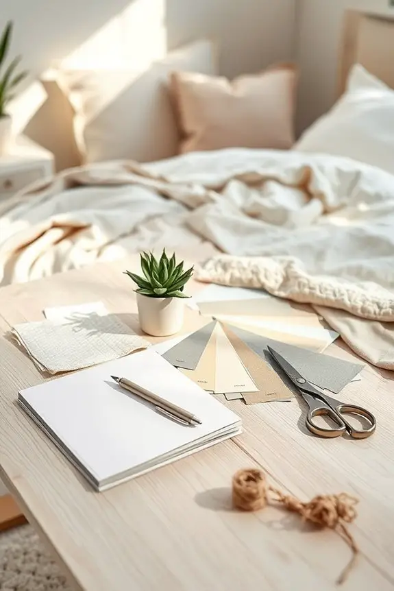 bedroom makeover mood board