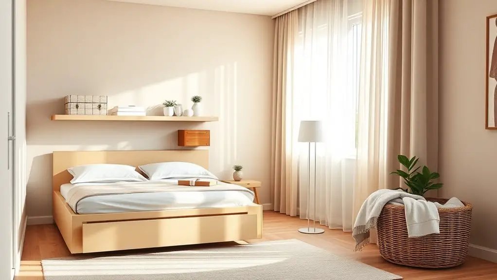 bedroom organization and storage