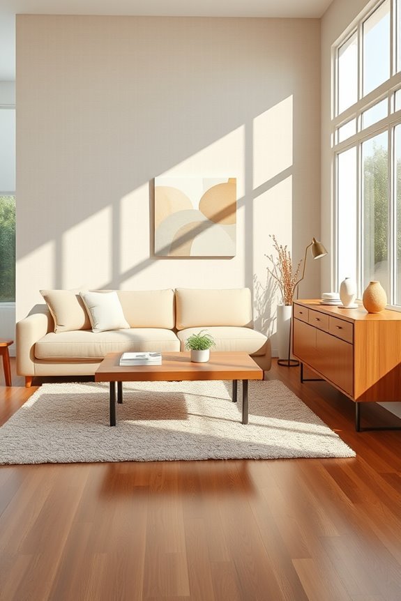 beige and wood harmony