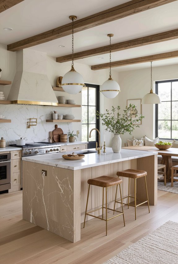 beige base gold accents