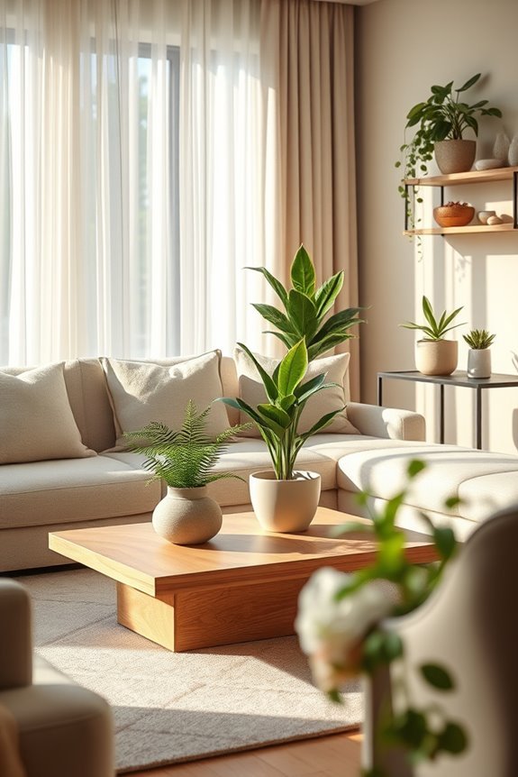 beige indoor plant care