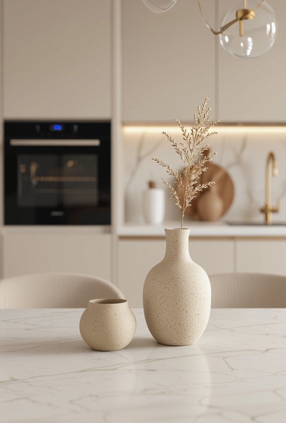 beige textures with gold highlights