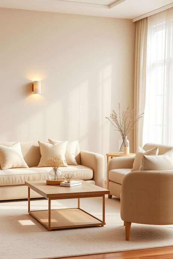 beige wall sconces ambiance enhancement