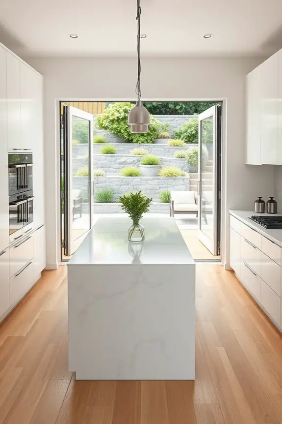 bi fold doors enhance kitchens