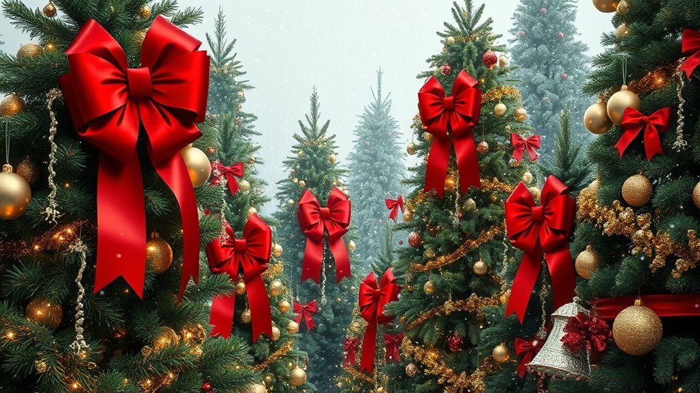 big bow christmas decorations