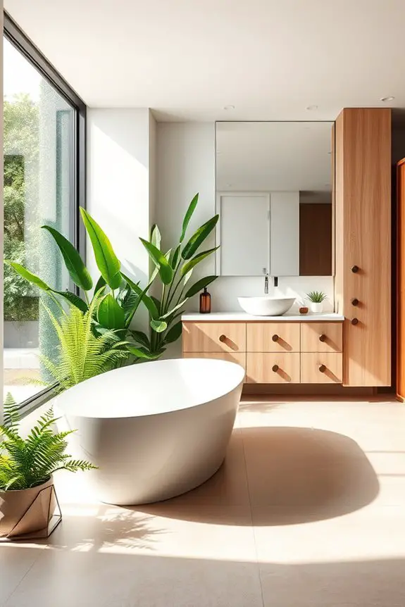 biophilic bathroom design elements