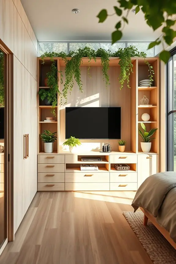 biophilic design closet retreat