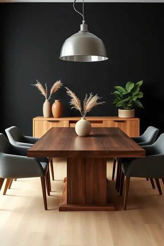 black and natural elegance