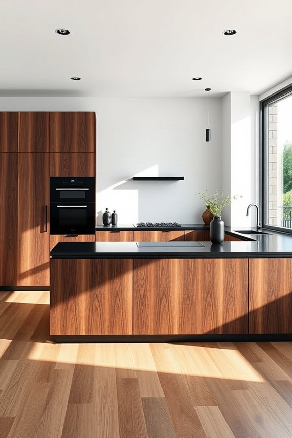 black and walnut elegance