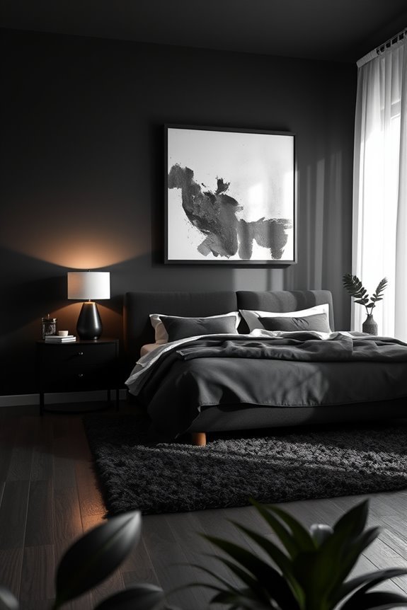black and white artwork integration