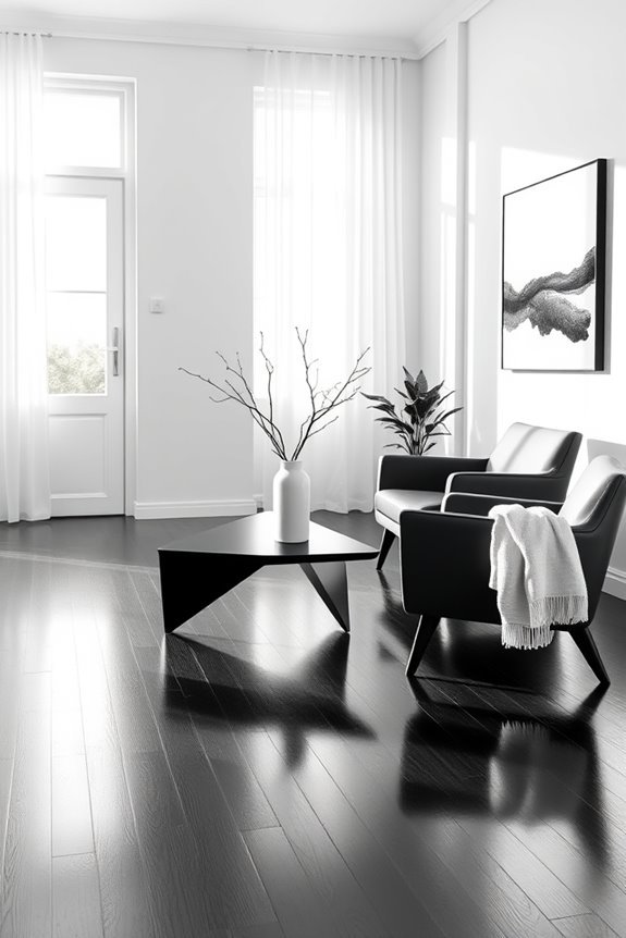 black and white elegance